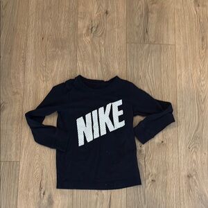 Nike Blue Long Sleeve Tee Athletic Style